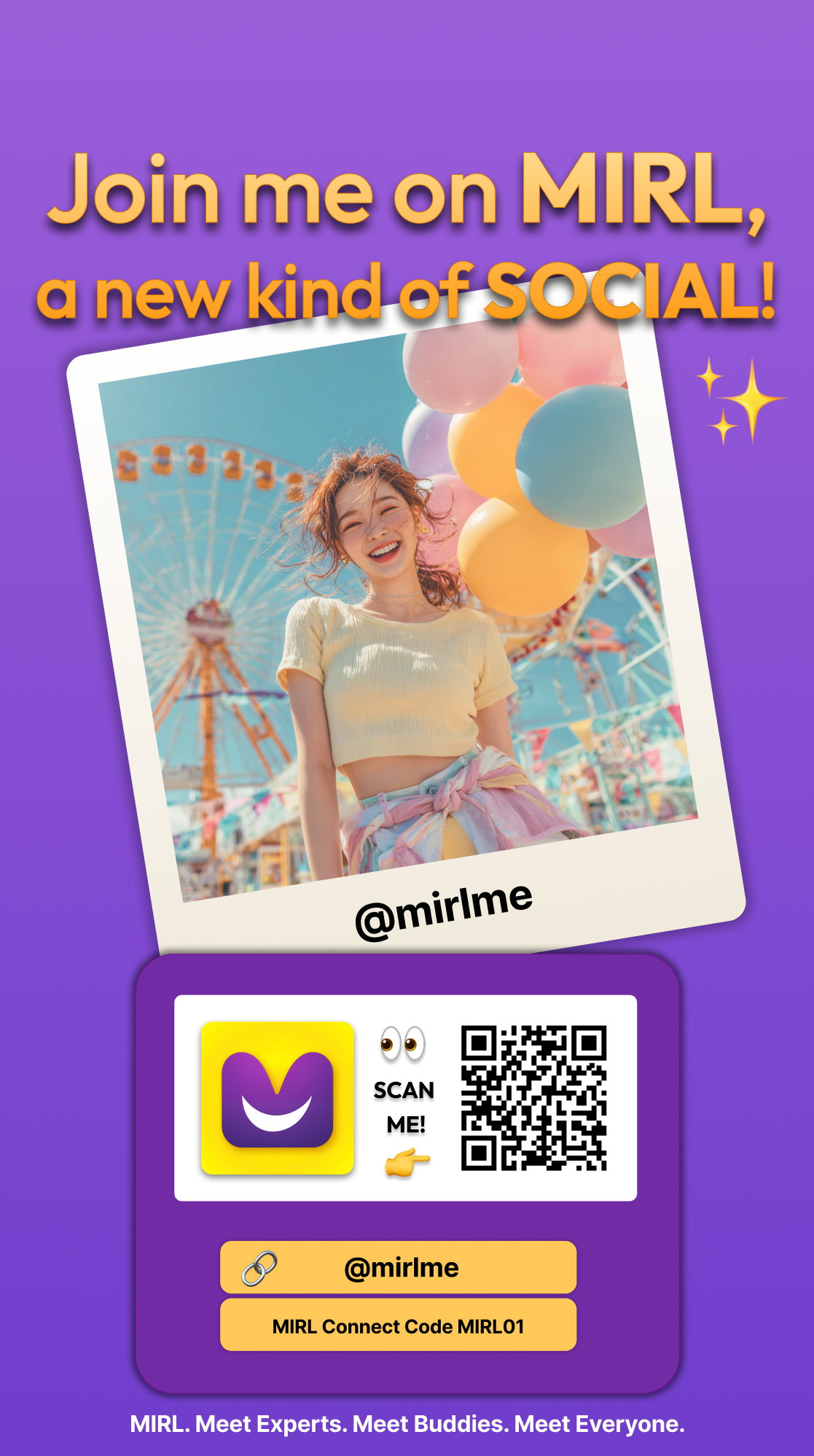 MIRL Connect share card