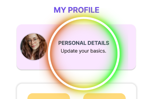 Tap Personal Details to claim your MIRL ID