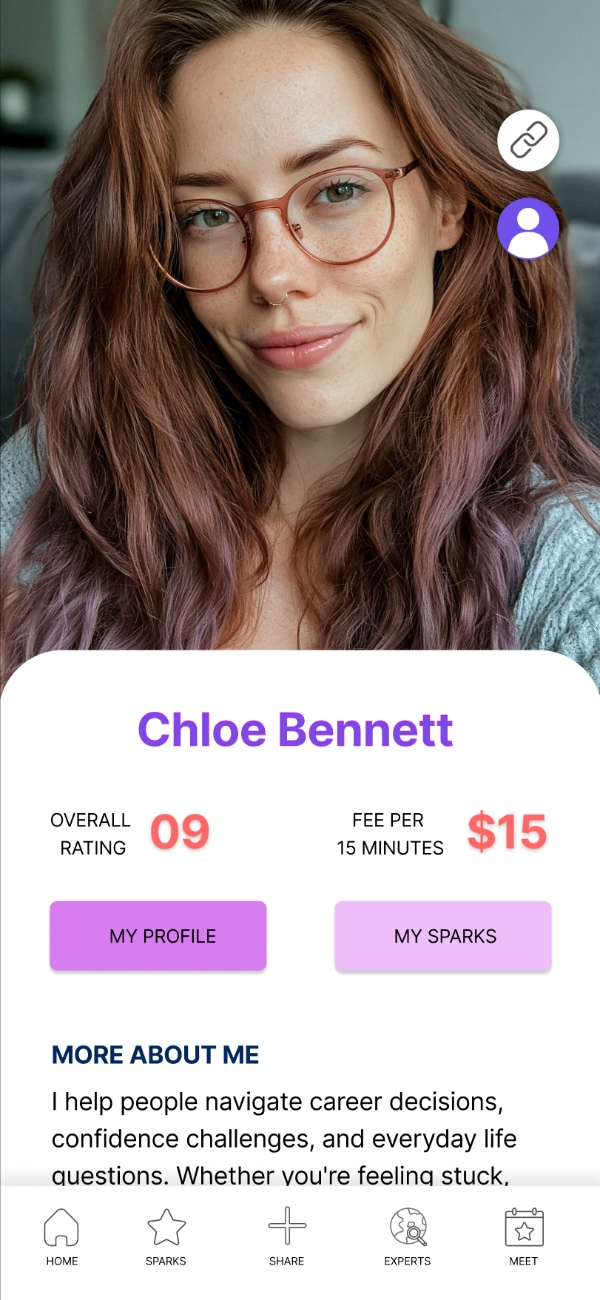 Example MIRL Page for Chloe Bennett